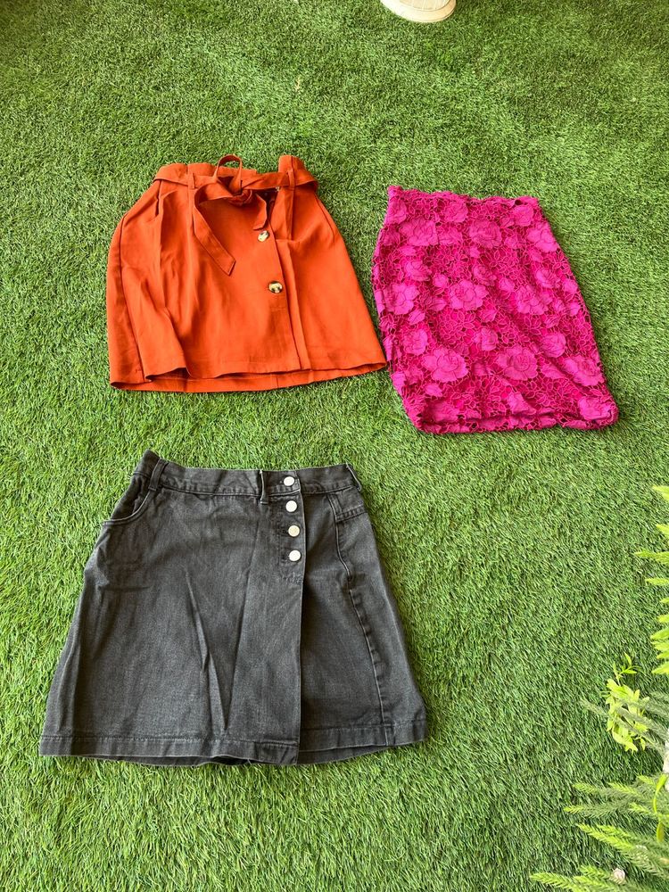 Set Of Skirts -each Skirt 250/-