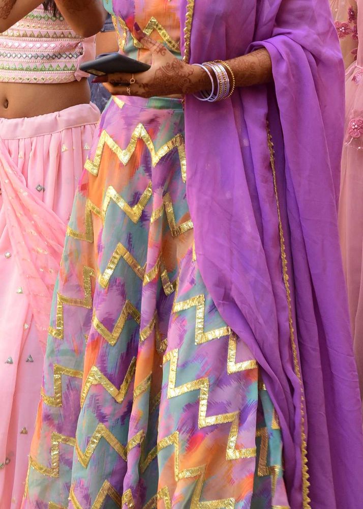 Colorful Lehenga Skirt Set