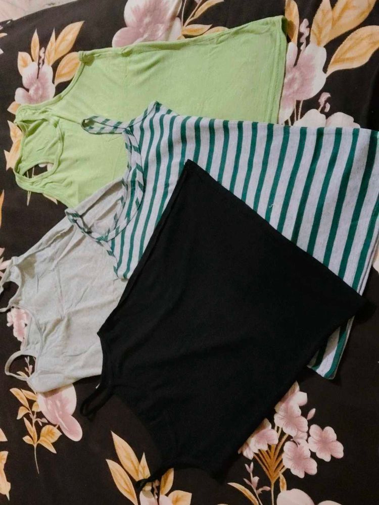 Combo Of 4 Tank Top Bundle/inner Wear