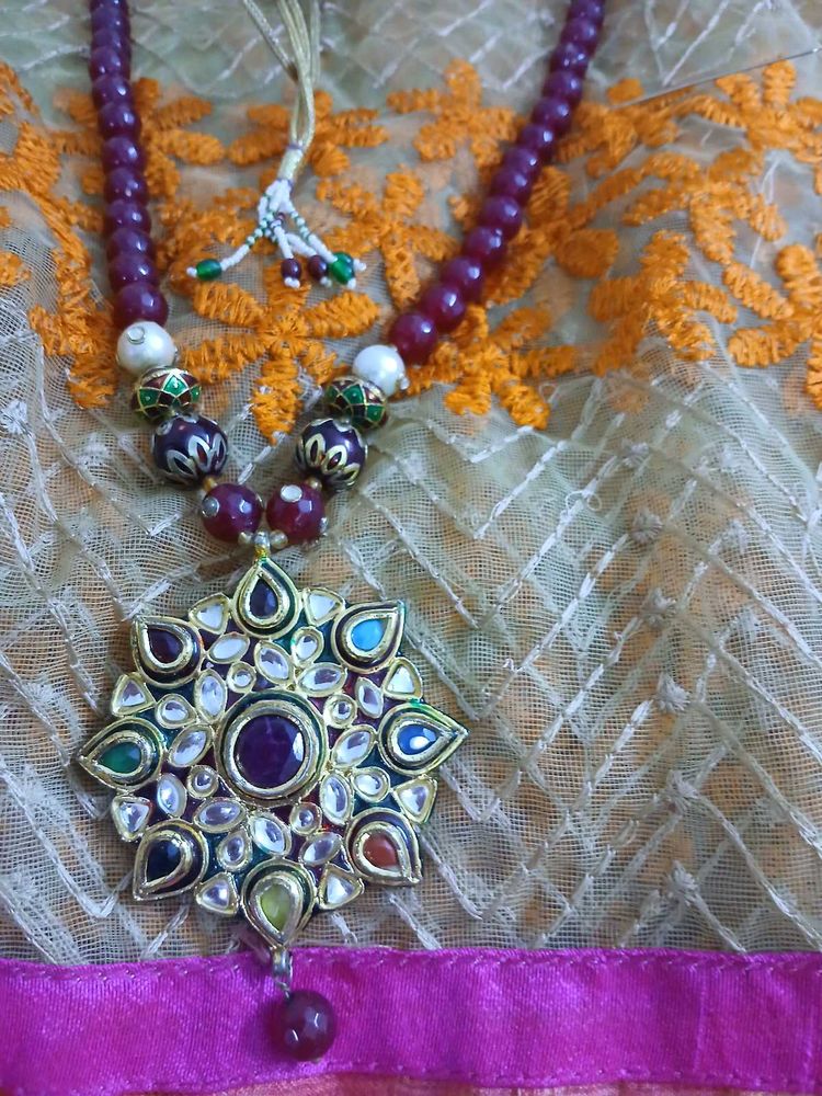 Navratna Stone. Neckpiece