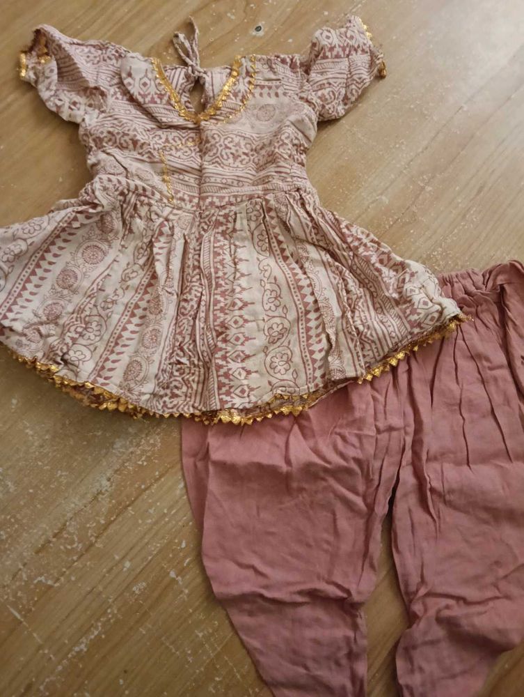 Kurti N Dhoti Style Dress