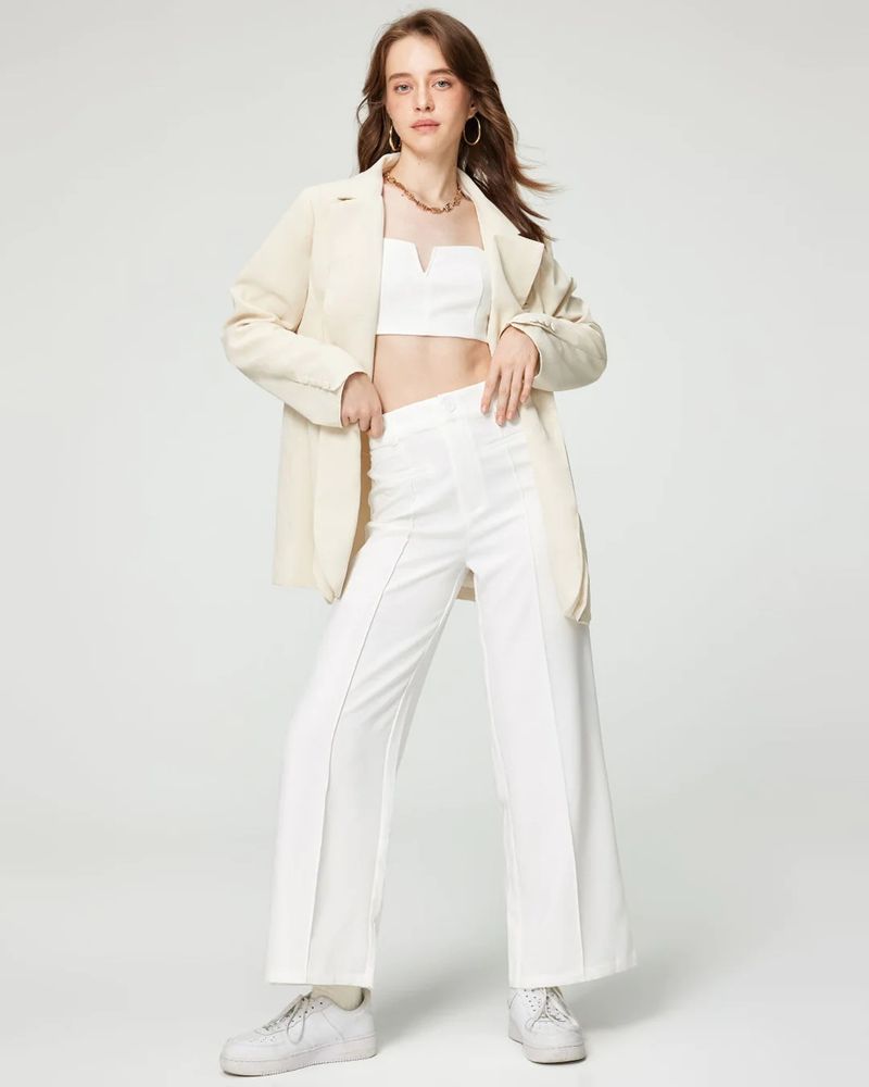 White Premium Trousers