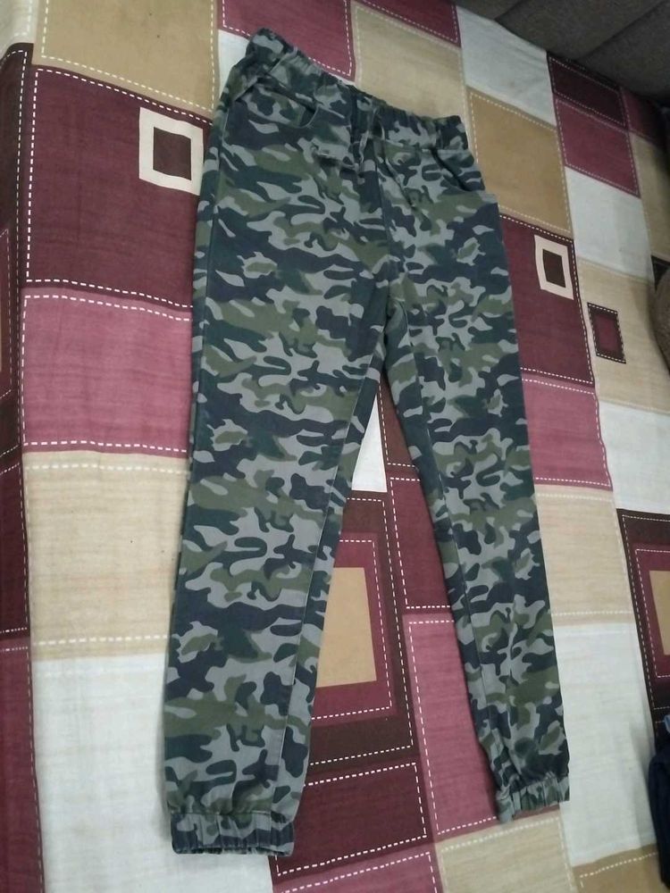 Camo Print Joggers