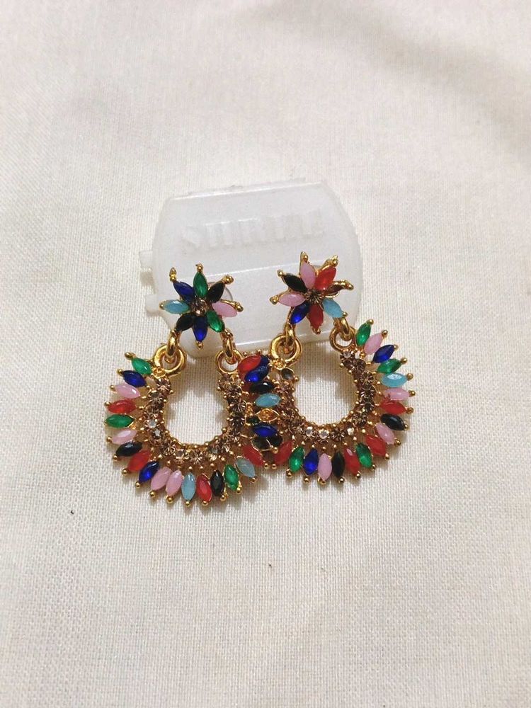 Colorful Statement Earrings