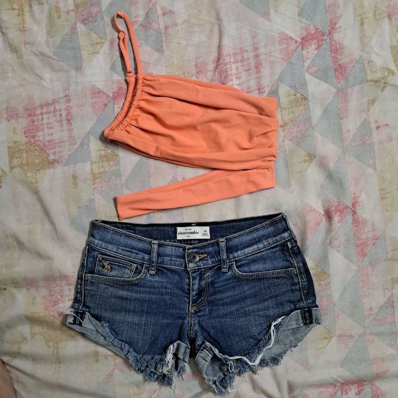 Orange Crop Top
