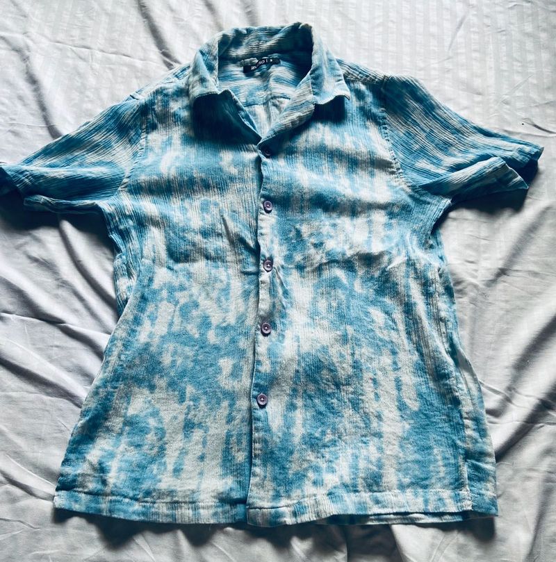 Zudio Blue And White Shirt