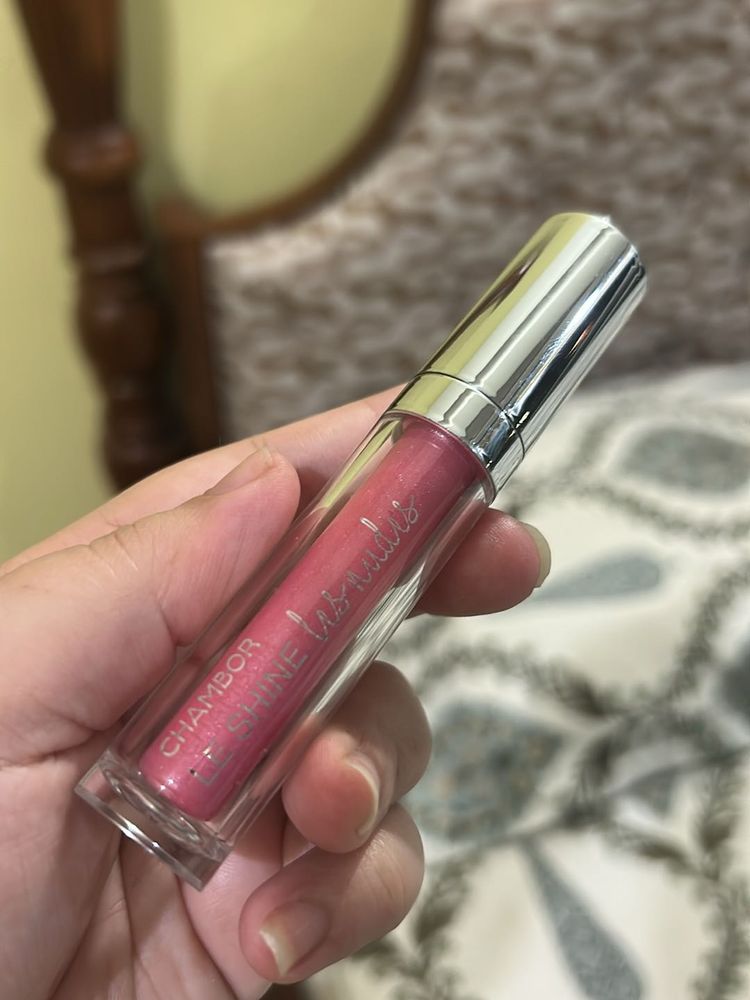 SHINY PINK TRANSPARENT LIP GLOSS