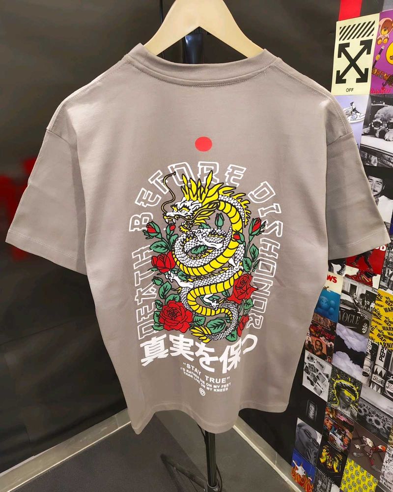 Loose Fit Unisex Backprinted T-shirt 🔥🔥
