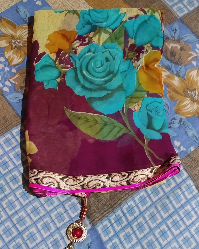 Chiffon New Design Saree
