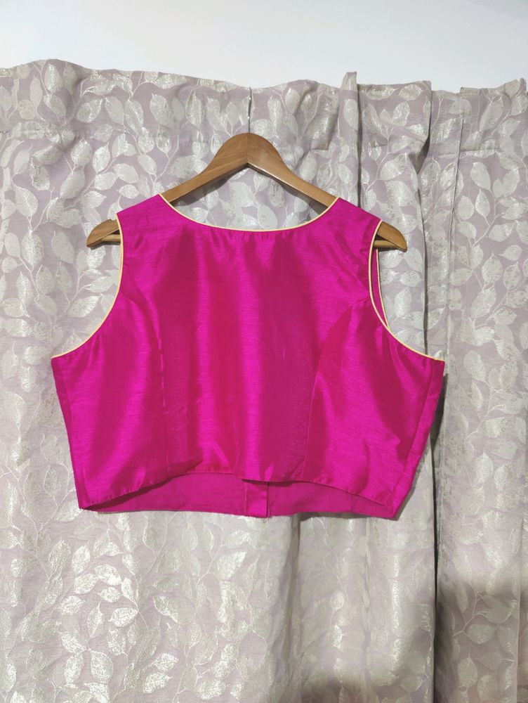 Shae By Sassafras Fuchsia Pink Crop Top