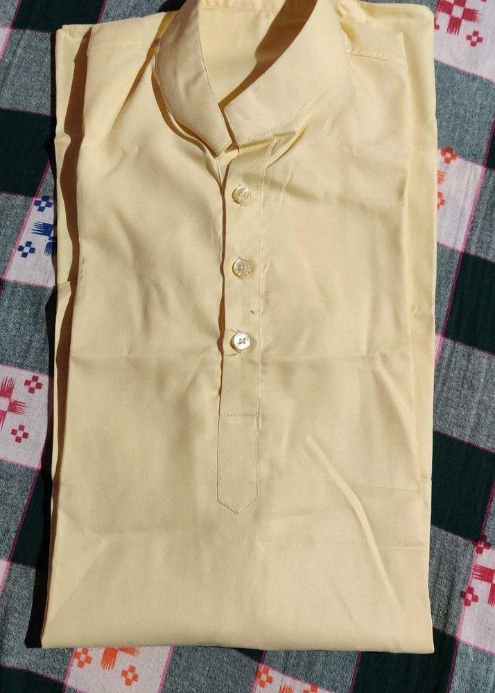 Men&#39;s Yellow Kurta