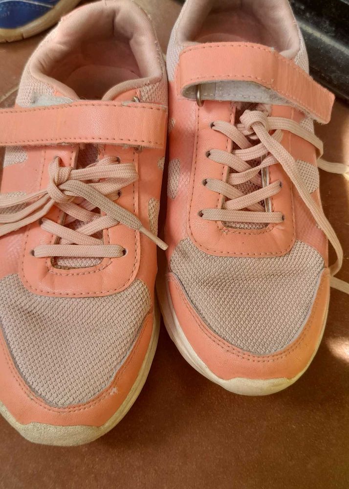 Cute Pink Polka Dot Sneakers