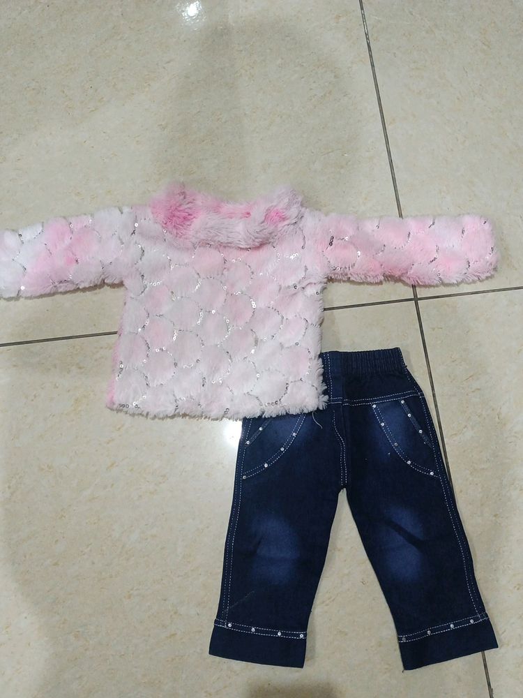 Winter Soft Suit For Baby Girl...Used Only 1 Time