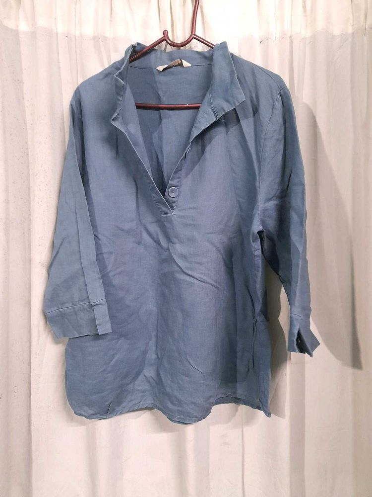 Blue Tunic Top