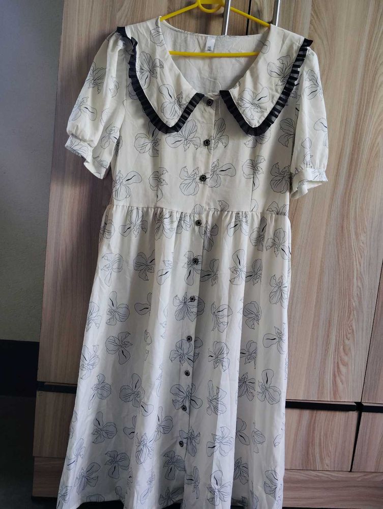 Floral Print Midi Dress