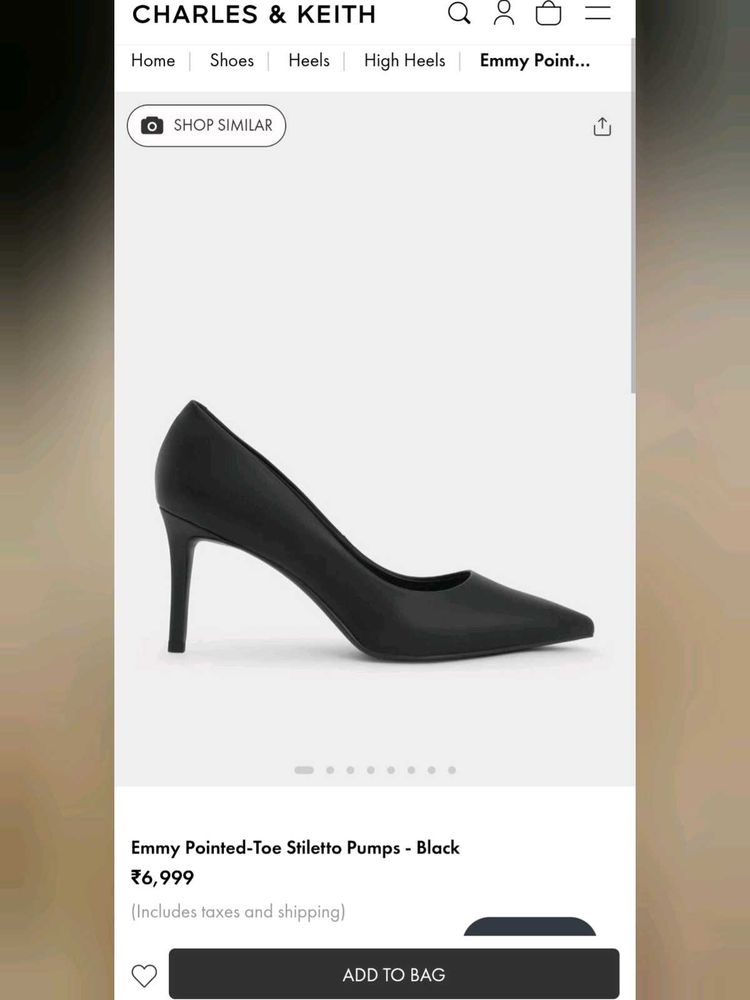 Charles &amp; Keith Women Black