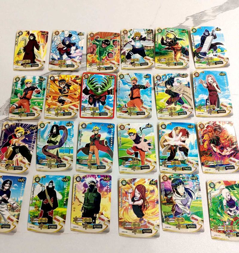 Naruto Collectible Cards - 24 Piece Set