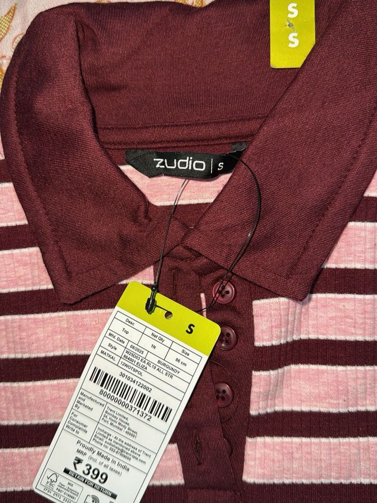 Striped Studiofit Polo T-Shirt