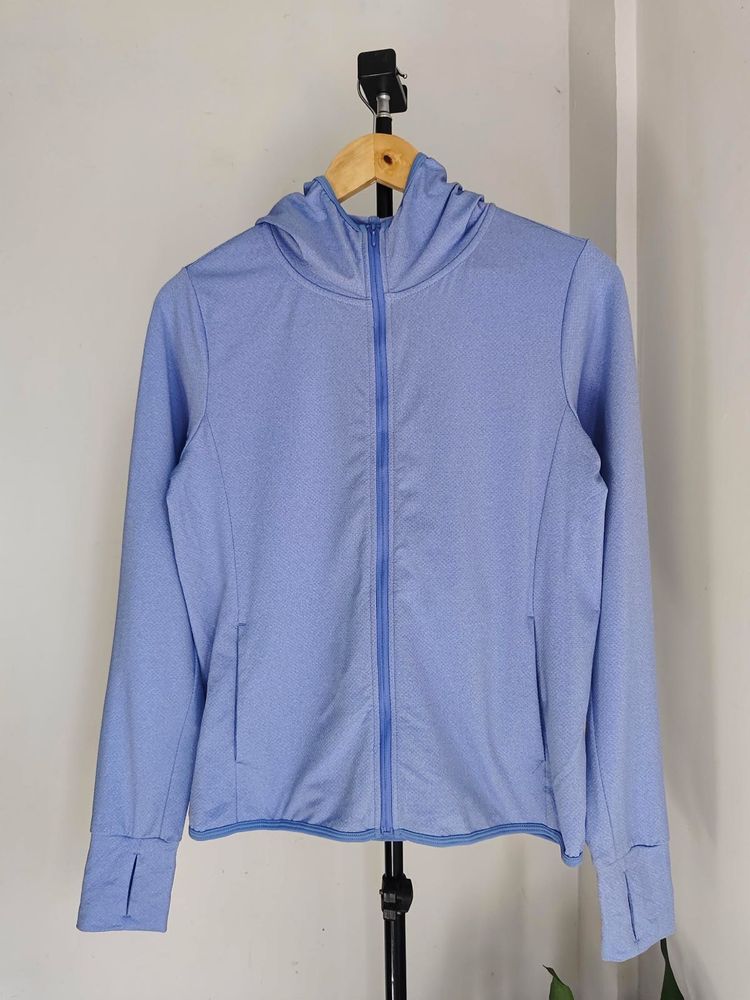 Uniqlo Light Blue Active Hoodie