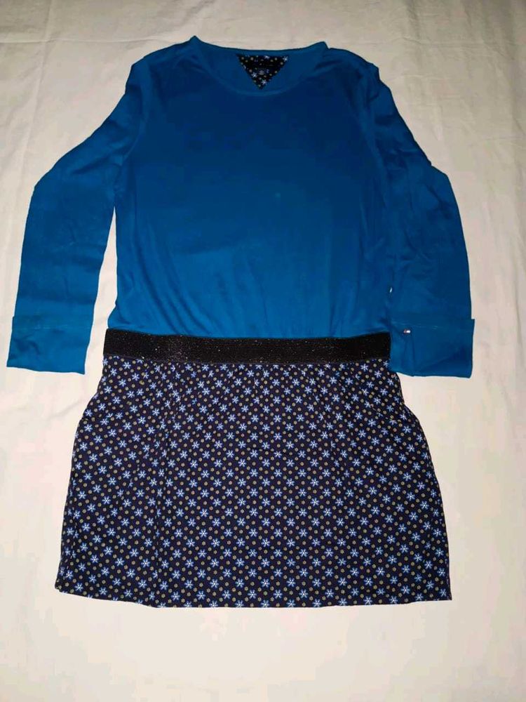 Electric Blue Tommy Dress