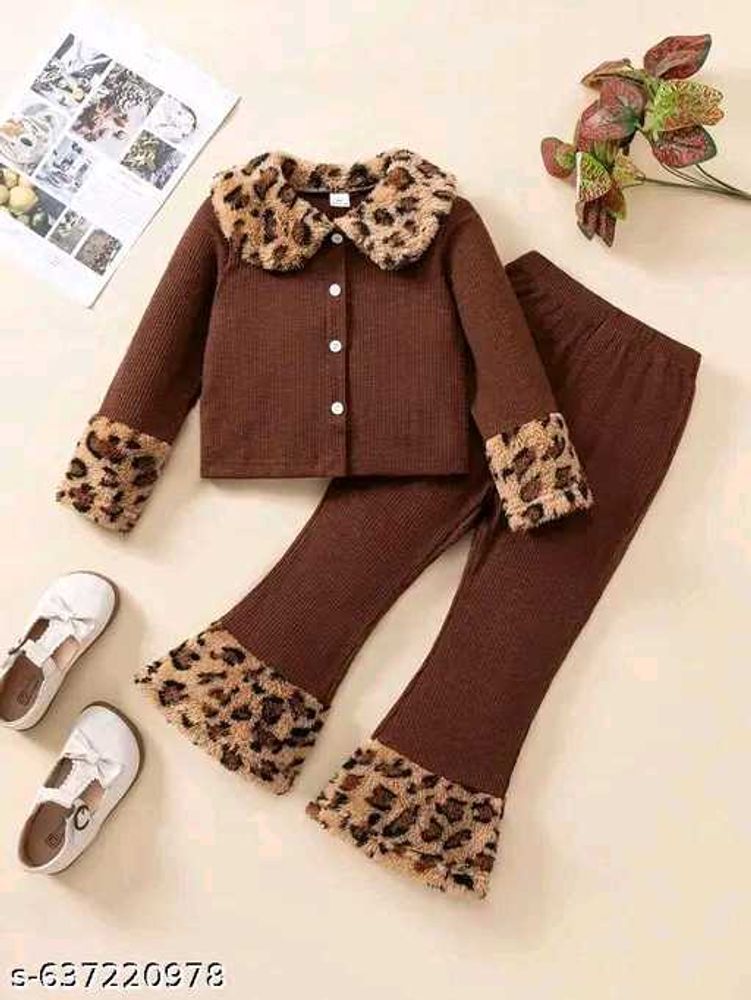 Adorable Leopard Print Baby Outfit