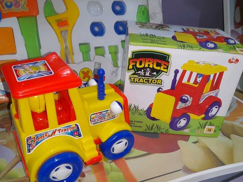 Friciton Tractor For Kids