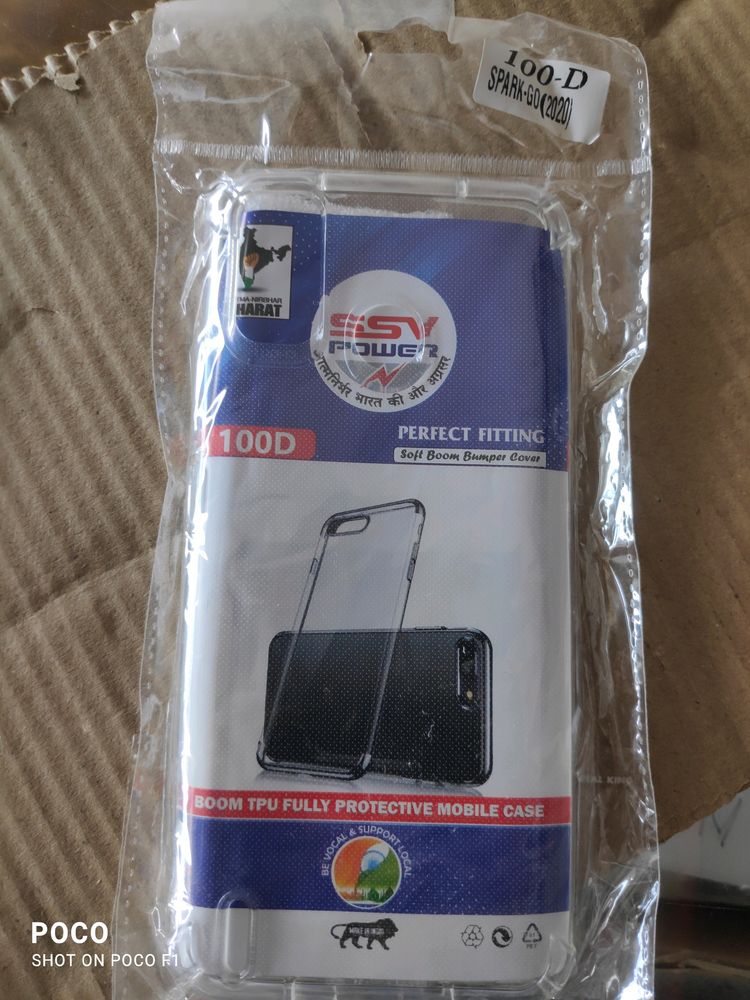 Spark Go2020 Transparent Back Cover