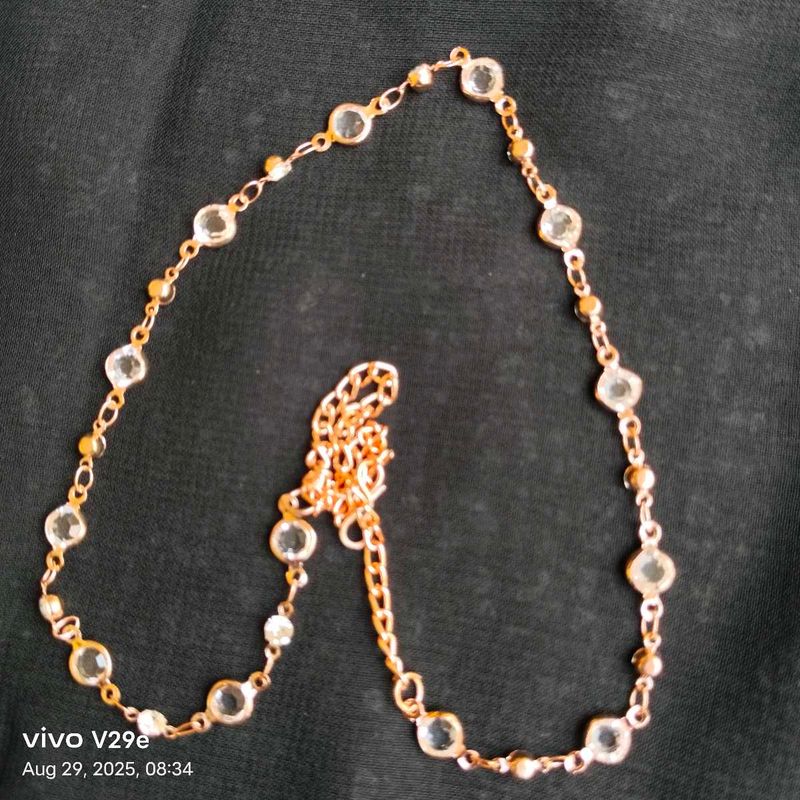 Elegant Rose Gold Necklace