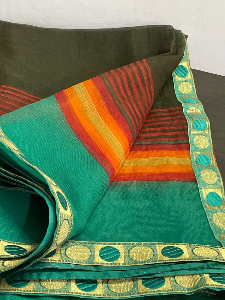 Striped Border Saree