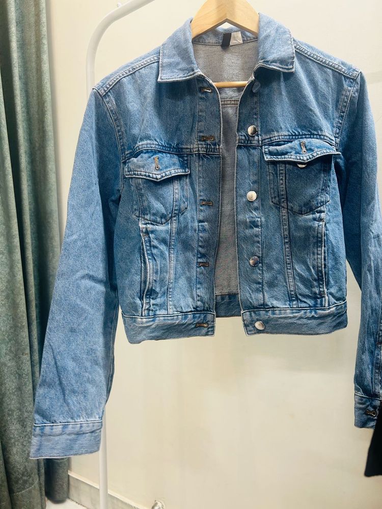 H&amp;M Faded Denim Jacket