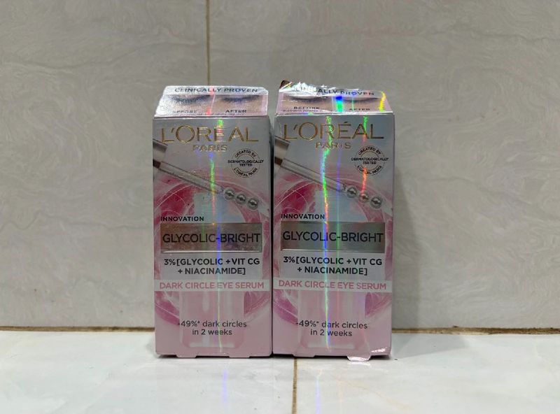 Loreal Paris Glycolic Bright Under EyeSerum.