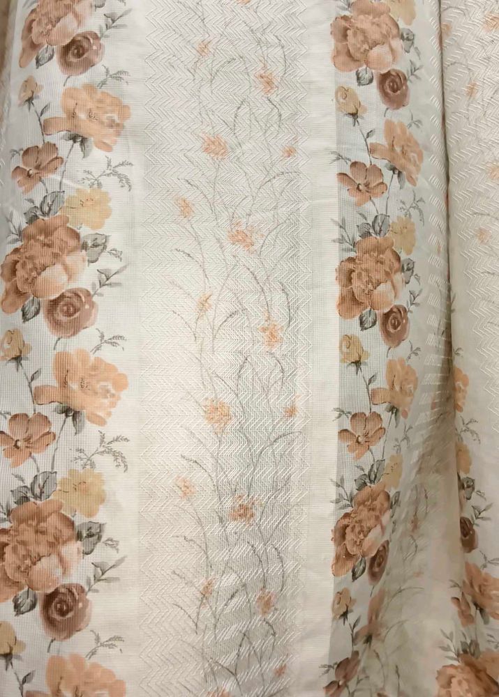 Floral Curtain For Window 1 Pc