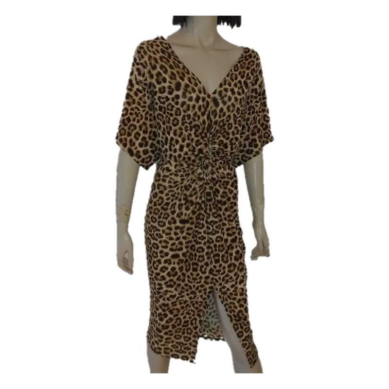 Kim Kardashian Inspired Animal Print Dress