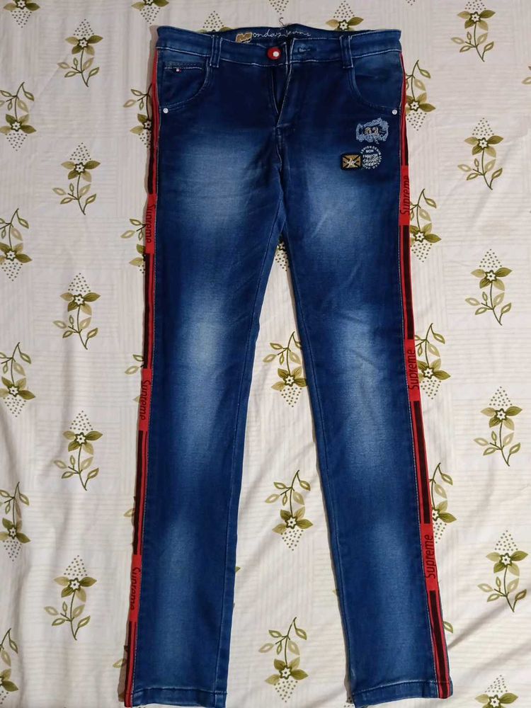 Stylish Striped Jeans