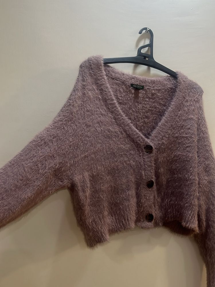 Cute Oversized Furry Cardigen