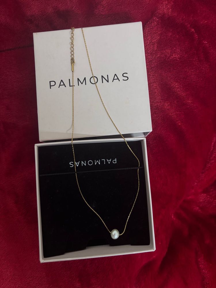 PALMONAS Pearl Pendant Necklace