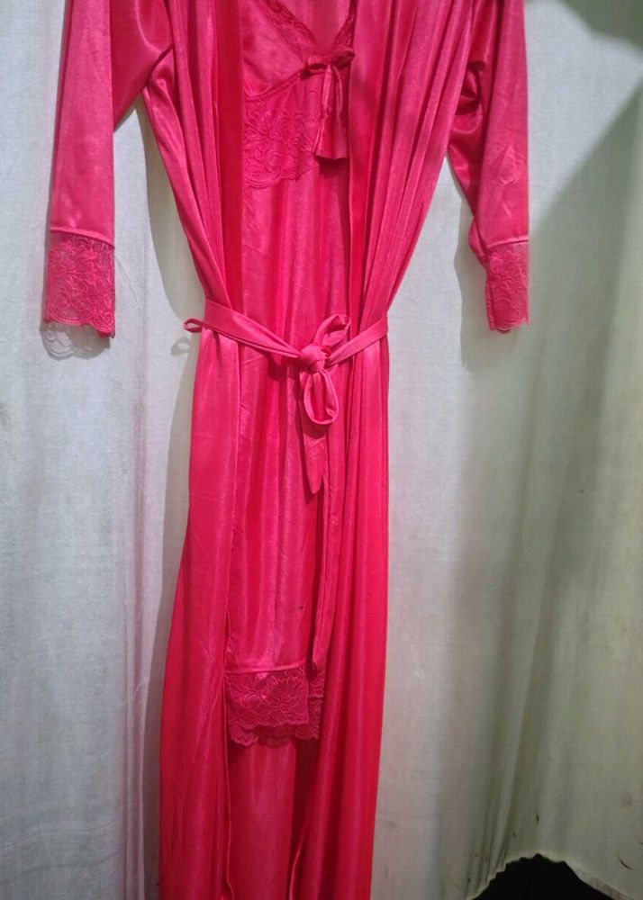 Elegant Pink Nighty 😻💓🤫