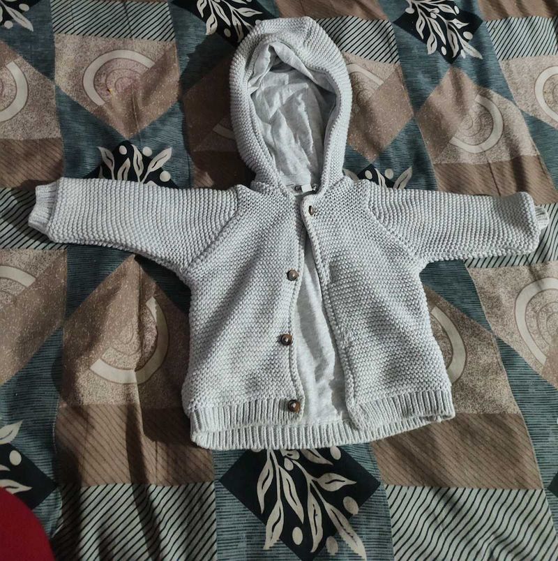 Cute Baby Knit Hoodie