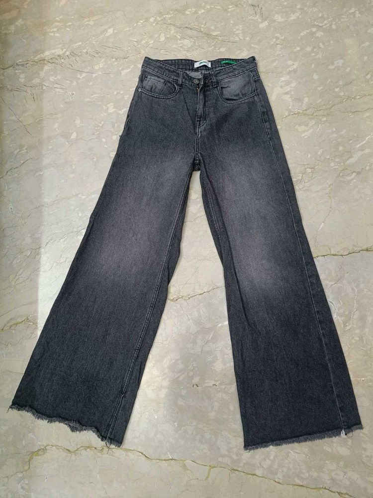 glitchez black baggy jeans