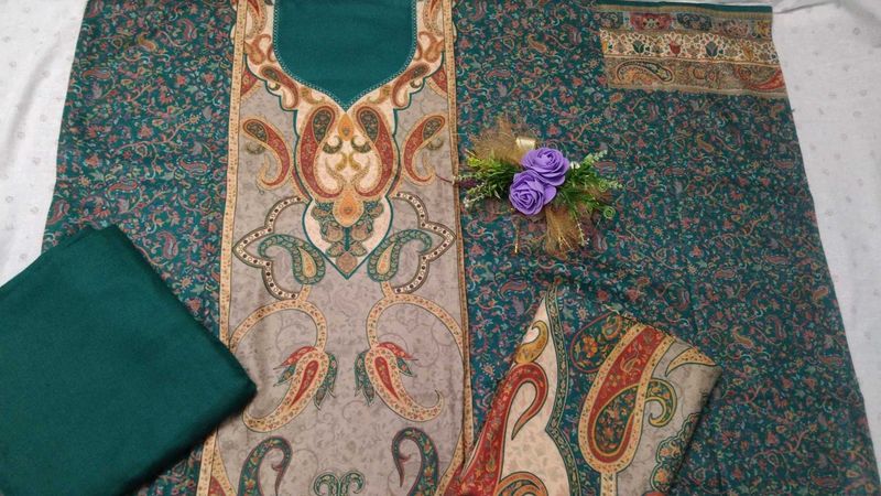 Rama green Unstitched warm suit