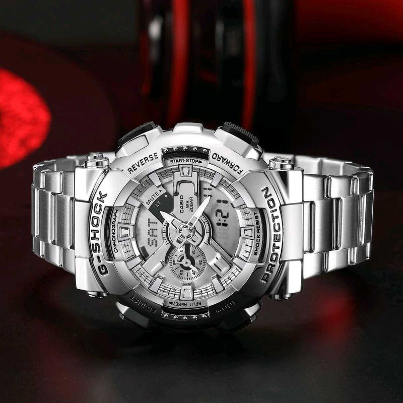 G-Shock Silver Tone Watch