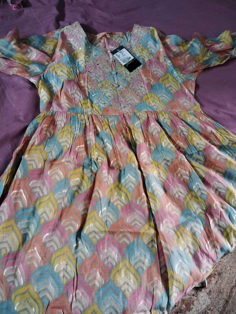 Muslin Long Kurti