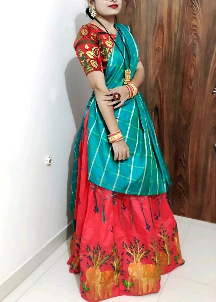 Lahnga With Blouse
