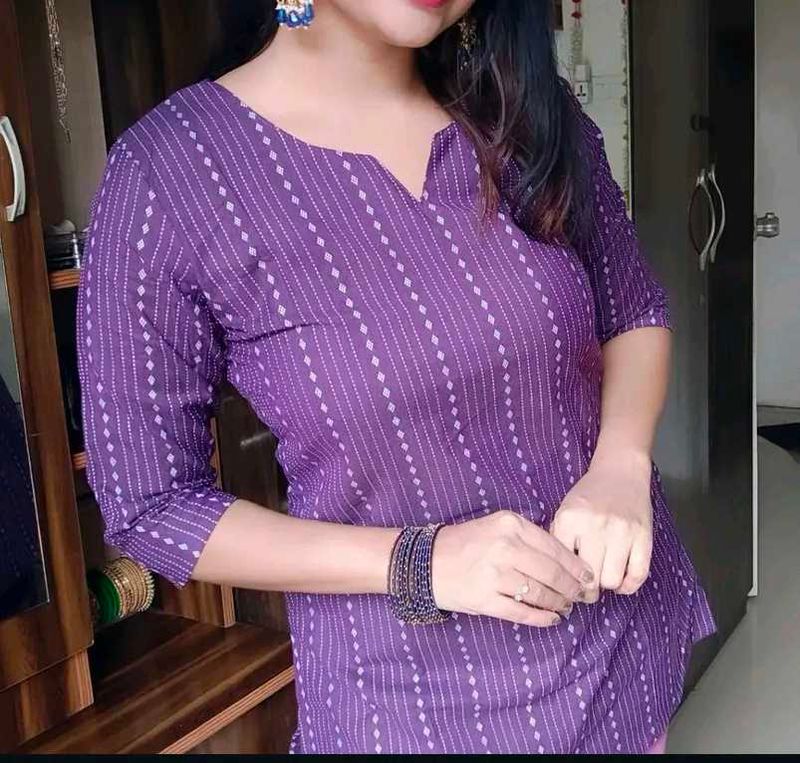 Purple Kurti