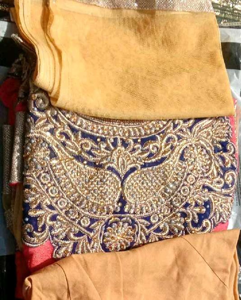 Embroidered Indian Outfit