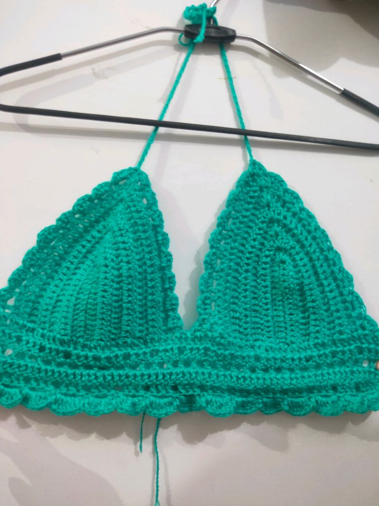 Crochet Combo Top And Bottom (Bikini ) Beach