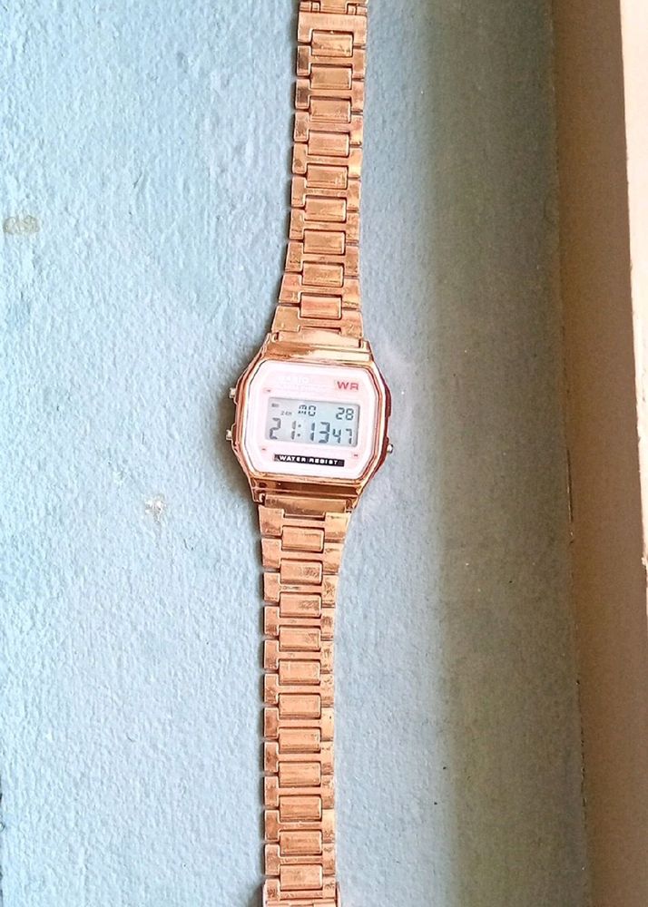 Casio Rose Gold Model Watch