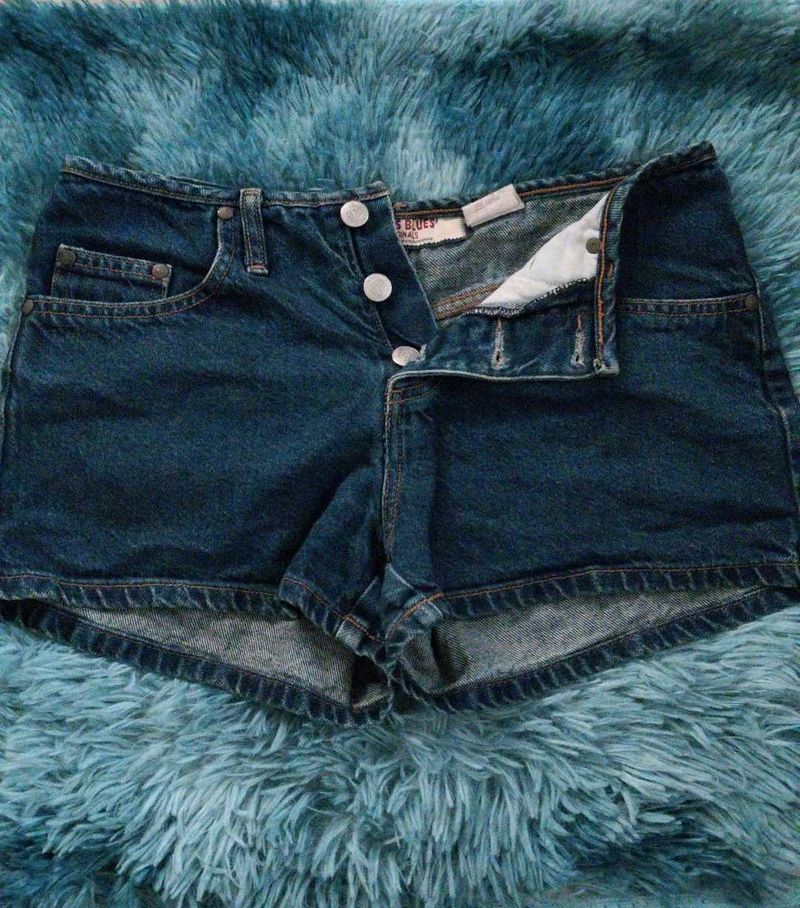 Vintage Denim High Waisted Shorts
