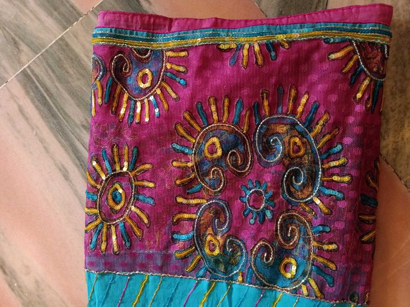 Beautiful Chiffon Saree For Wedding Ceremony