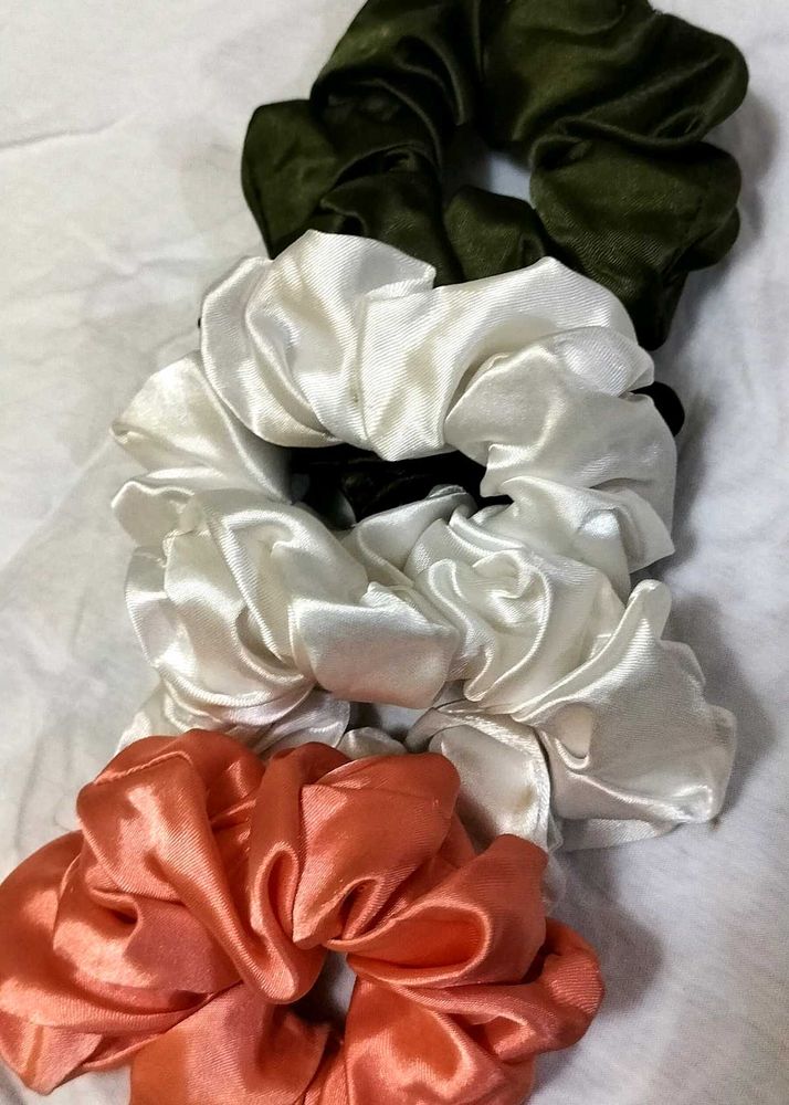 Satin Scrunchies Hair Accessories